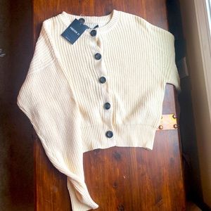 Forever 21 button sweater